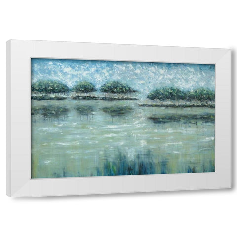 Avery Islands White Modern Wood Framed Art Print by Roth, Jack
