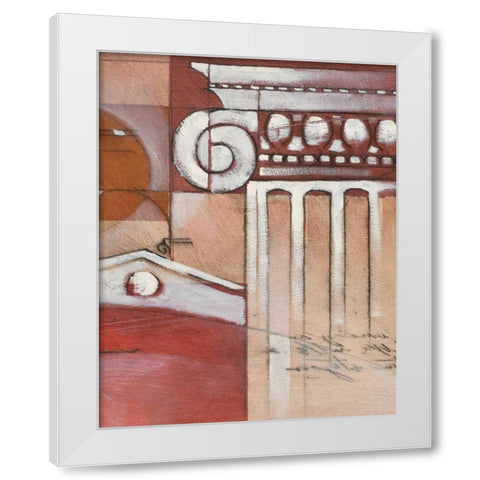 Palatine Drawings II White Modern Wood Framed Art Print by Chilton, Sarah E