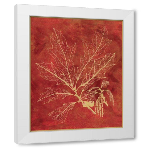 Golden Oak I White Modern Wood Framed Art Print by Chilton, Sarah E