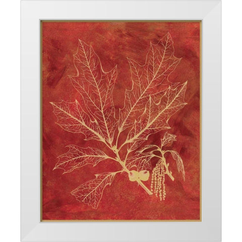 Golden Oak I White Modern Wood Framed Art Print by Chilton, Sarah E