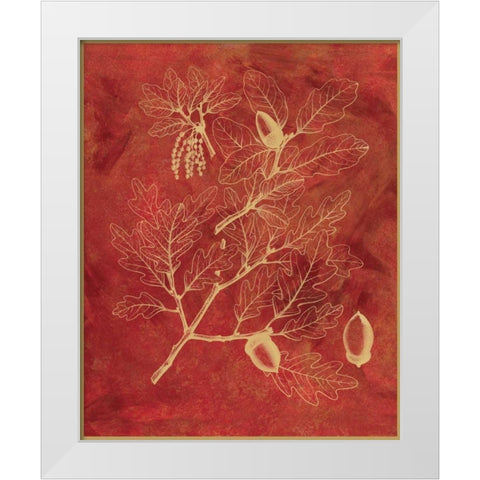 Golden Oak II White Modern Wood Framed Art Print by Chilton, Sarah E