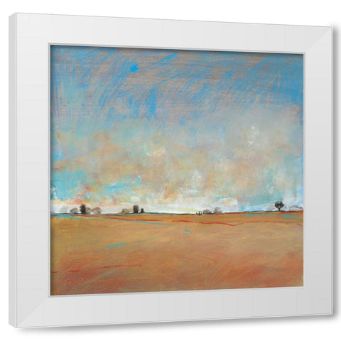 Lands End White Modern Wood Framed Art Print by Rogers, Adam