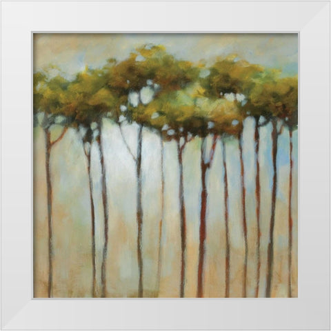 Standing Tall I White Modern Wood Framed Art Print by Roth, Jack