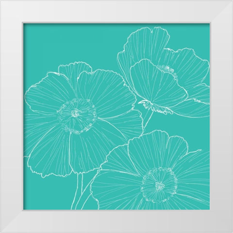 Loft Style White Modern Wood Framed Art Print by Peters, Michelle