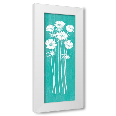 Allegra II White Modern Wood Framed Art Print by Chilton, Sarah E