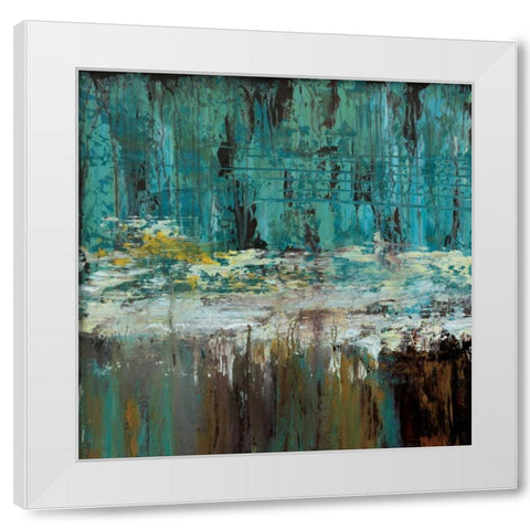 Deep Waters I White Modern Wood Framed Art Print by Roth, Jack