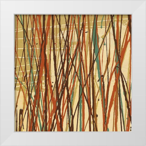 Contempo II White Modern Wood Framed Art Print by Prentice, Susan