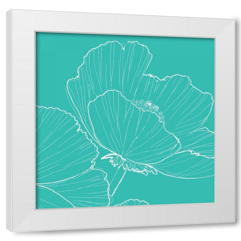 Tribeca Vibe I White Modern Wood Framed Art Print by Peters, Celeste