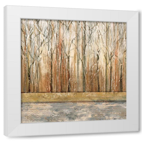 Telluride II White Modern Wood Framed Art Print by King, Michael