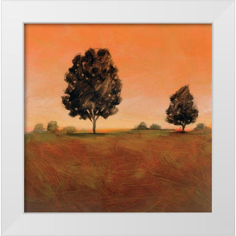 Equinox White Modern Wood Framed Art Print by Harmony, Brett