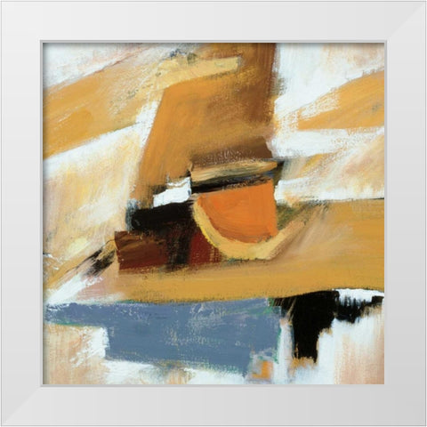 Triumph II White Modern Wood Framed Art Print by Davies, Susan