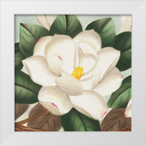 Signs of Spring I White Modern Wood Framed Art Print by Chilton, Sarah E