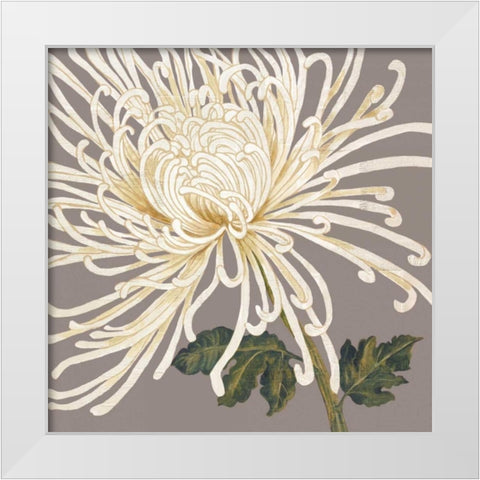 Grande and Glorious White Modern Wood Framed Art Print by Shelby, Judy