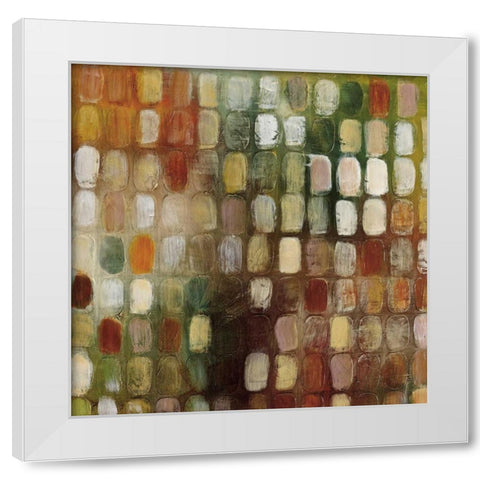 Divisions White Modern Wood Framed Art Print by Roth, Jack