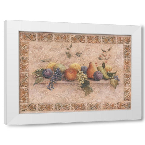 A Tuscan Palette White Modern Wood Framed Art Print by DeMarco, Fiona