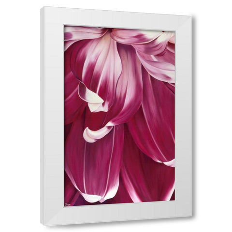 Arti Tulip I White Modern Wood Framed Art Print by Poelstra-Holzhaus, Yvonne