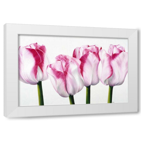 Dutch I White Modern Wood Framed Art Print by Poelstra-Holzhaus, Yvonne