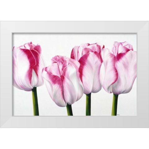 Dutch I White Modern Wood Framed Art Print by Poelstra-Holzhaus, Yvonne