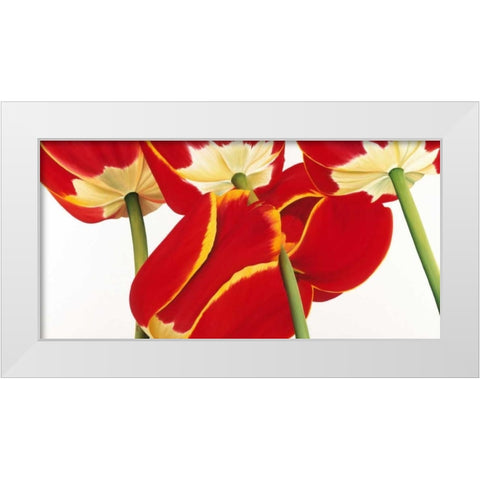 Dutch II White Modern Wood Framed Art Print by Poelstra-Holzhaus, Yvonne