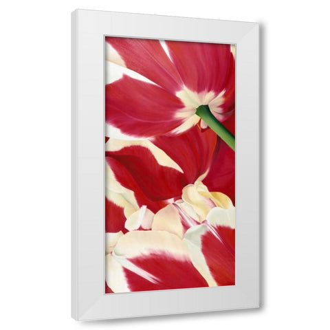 Flower dream White Modern Wood Framed Art Print by Poelstra-Holzhaus, Yvonne