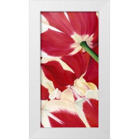 Flower dream White Modern Wood Framed Art Print by Poelstra-Holzhaus, Yvonne
