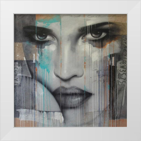 From this moment White Modern Wood Framed Art Print by Jochem, Hans