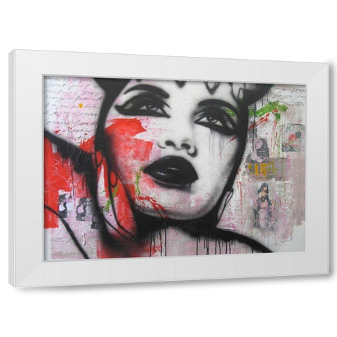 Erase White Modern Wood Framed Art Print by Jochem, Hans