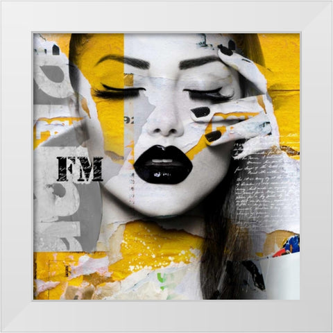 Absolutely beautiful II White Modern Wood Framed Art Print by Bakker, Jochem