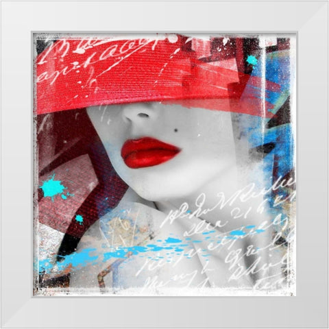 Glamorous IIII White Modern Wood Framed Art Print by Bakker, Jochem