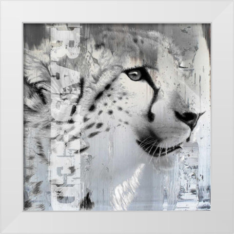 Rashed I White Modern Wood Framed Art Print by Baker, Micha