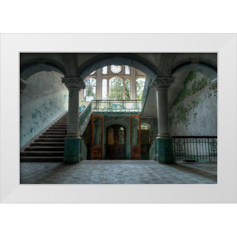 Beelitz sanatorium White Modern Wood Framed Art Print by Sneeuw, Ivo