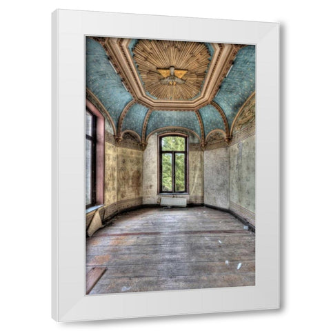Chateau Rochendaal II White Modern Wood Framed Art Print by Sneeuw, Ivo