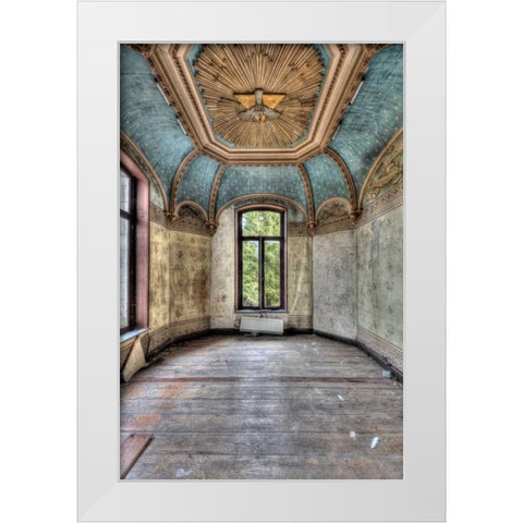 Chateau Rochendaal II White Modern Wood Framed Art Print by Sneeuw, Ivo