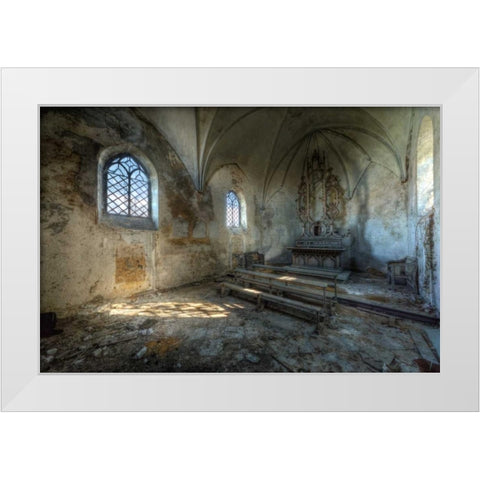 Chapel de la Meuse VI White Modern Wood Framed Art Print by Sneeuw, Ivo