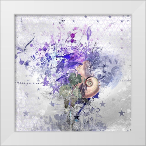 Communication White Modern Wood Framed Art Print by Albers, Teis