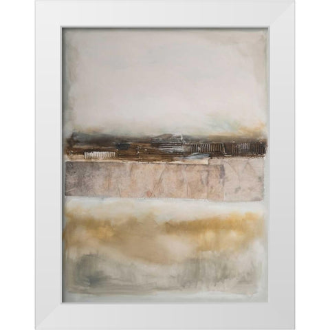 Land of Abstracts II White Modern Wood Framed Art Print by Simonis, Julia