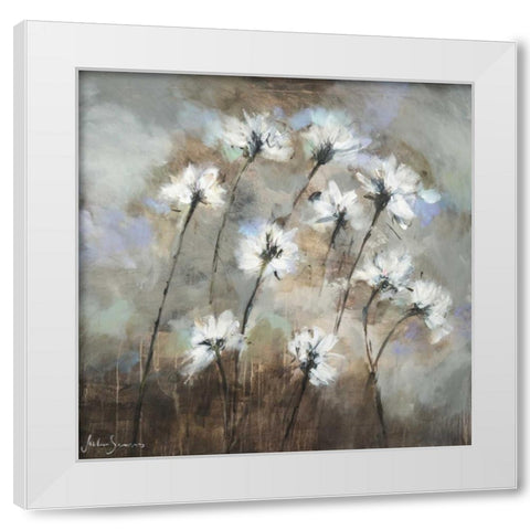 Floriade II White Modern Wood Framed Art Print by Simonis, Julia