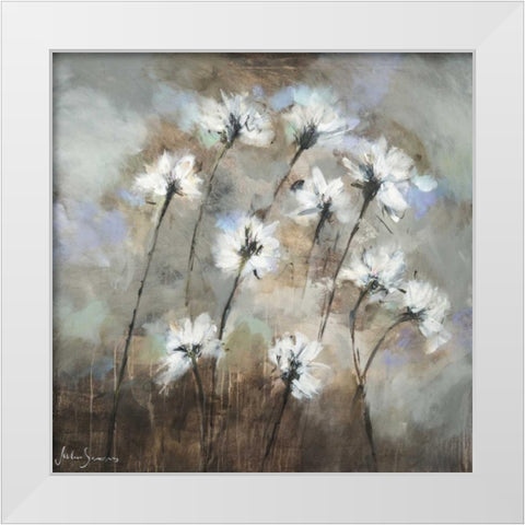 Floriade II White Modern Wood Framed Art Print by Simonis, Julia