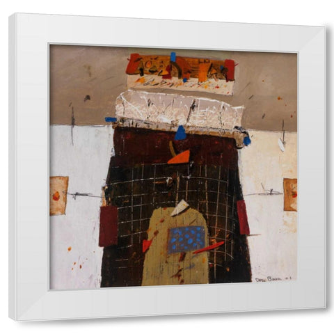 Gate to Paradise III White Modern Wood Framed Art Print by den Boon, Theo