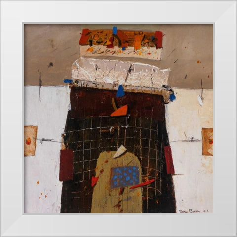 Gate to Paradise III White Modern Wood Framed Art Print by den Boon, Theo