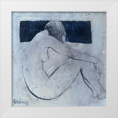 Studies from the nude II White Modern Wood Framed Art Print by Vriesendorp, Heleen