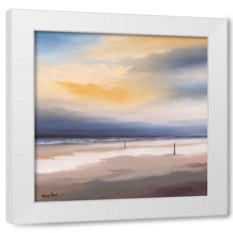 Endless II White Modern Wood Framed Art Print by Paus, Hans