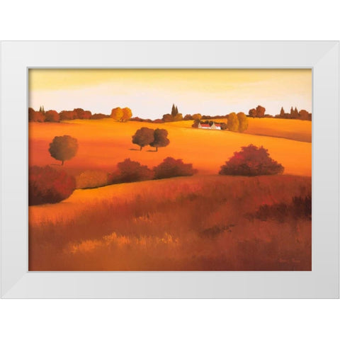 Untainted II White Modern Wood Framed Art Print by Paus, Hans