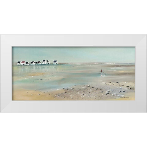 Front line I White Modern Wood Framed Art Print by Jauneau, Jean