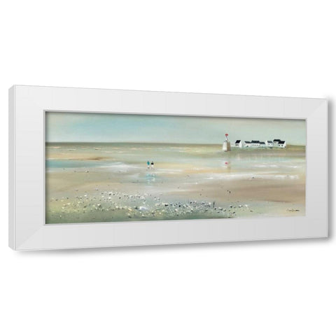 Front line II White Modern Wood Framed Art Print by Jauneau, Jean