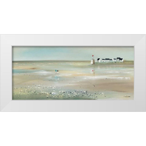 Front line II White Modern Wood Framed Art Print by Jauneau, Jean
