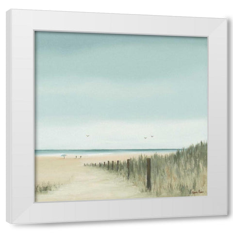 Sunny morning I White Modern Wood Framed Art Print by Paus, Hans