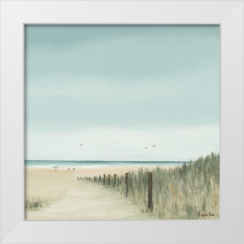 Sunny morning I White Modern Wood Framed Art Print by Paus, Hans