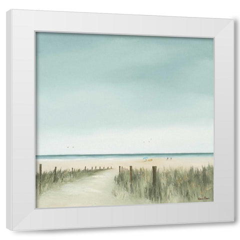 Sunny morning II White Modern Wood Framed Art Print by Paus, Hans