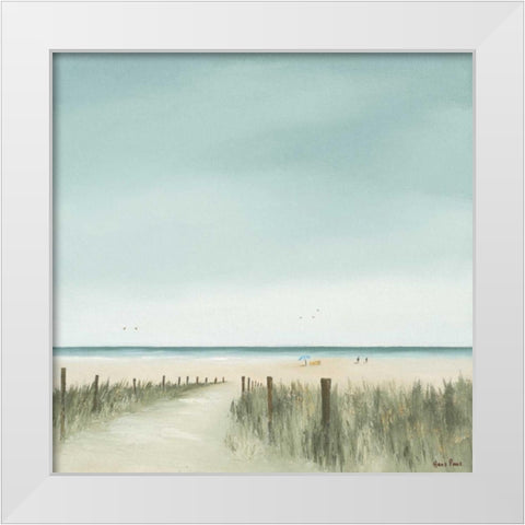 Sunny morning II White Modern Wood Framed Art Print by Paus, Hans